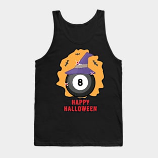 Happy Billiard Halloween - Funny Tank Top